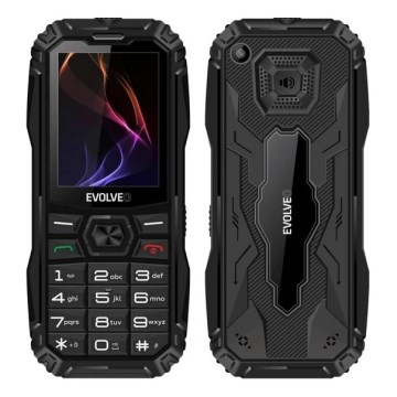 Evolveo - MaxPhone A1 telefono a pulsanti con doppia SIM, nero