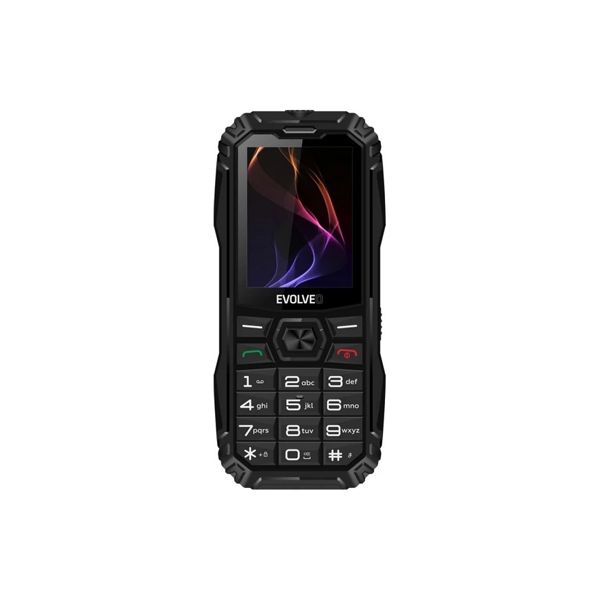 Evolveo - MaxPhone A1 telefono a tasti Dual SIM, nero