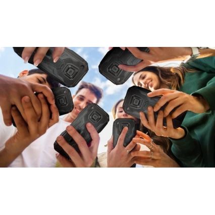 Evolveo - MaxPhone A1 telefono a tasti Dual SIM, nero