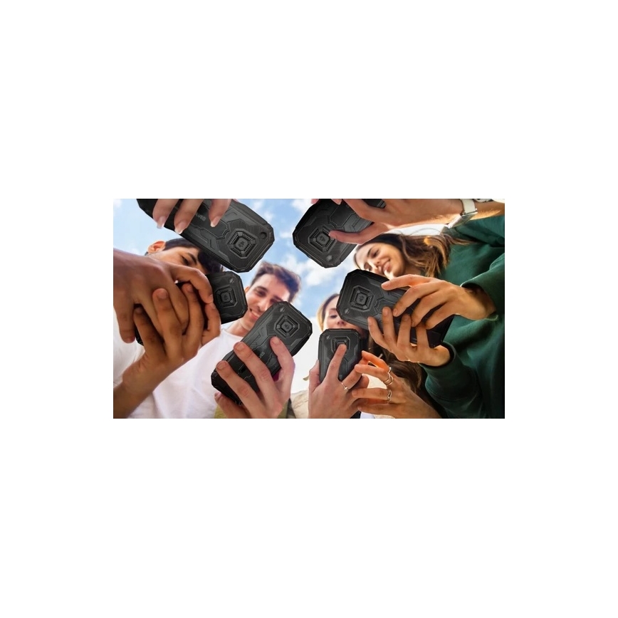 Evolveo - MaxPhone A1, telefono Dual SIM a pulsanti, nero