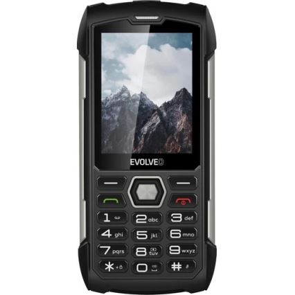 Evolveo - StrongPhone H1, telefono Dual SIM impermeabile, nero-argento