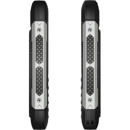 Evolveo - StrongPhone H1, telefono Dual SIM impermeabile, nero-argento