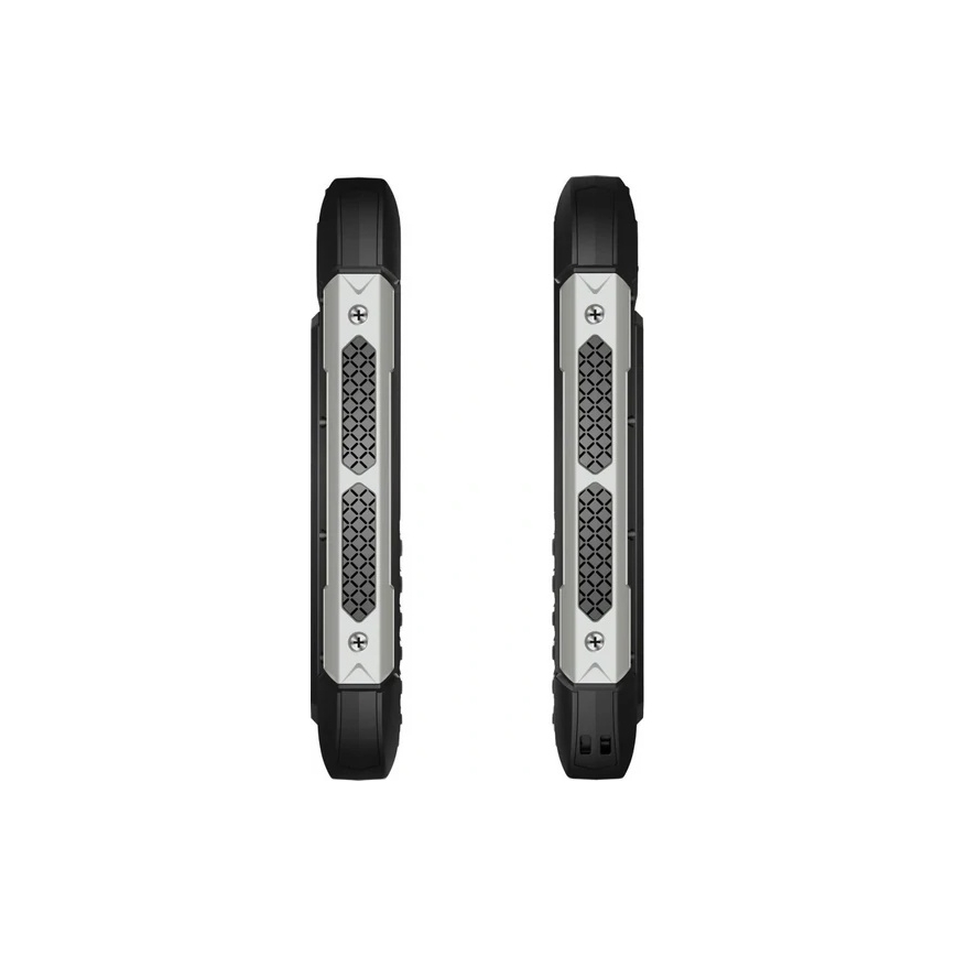 Evolveo - StrongPhone H1, telefono Dual SIM impermeabile, nero-argento