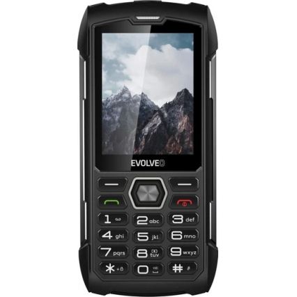Evolveo - StrongPhone H1, telefono Dual SIM impermeabile, nero-  grigio