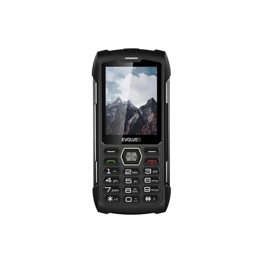 Evolveo - StrongPhone H1, telefono Dual SIM impermeabile, nero-  grigio