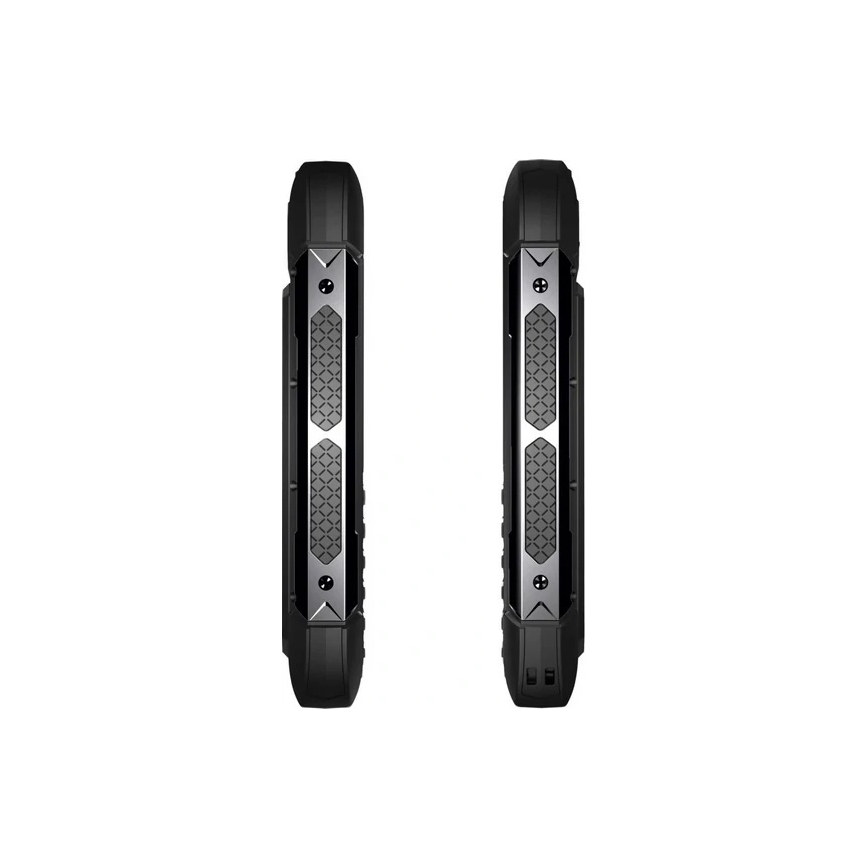 Evolveo - StrongPhone H1, telefono Dual SIM impermeabile, nero-  grigio