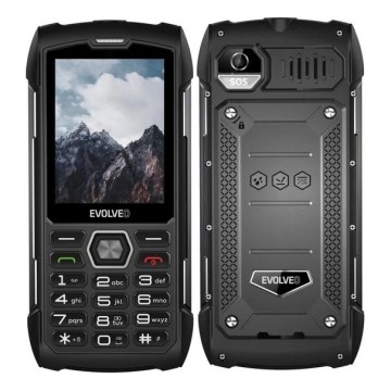 Evolveo - StrongPhone H1, telefono impermeabile Dual SIM, nero/grigio