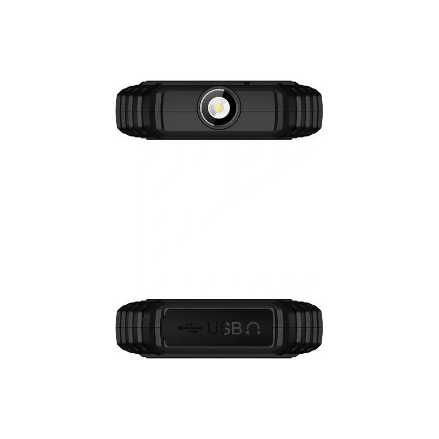 Evolveo - StrongPhone Q1, telefono Dual SIM impermeabile, nero