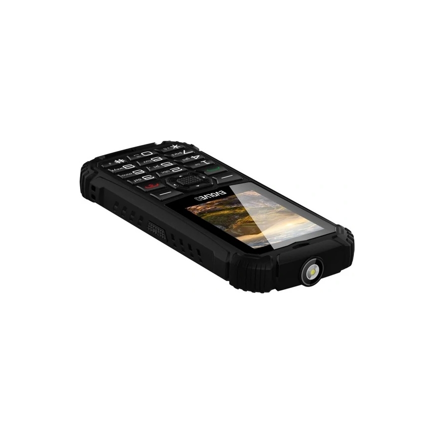 Evolveo - StrongPhone Q1, telefono Dual SIM impermeabile, nero