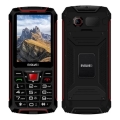 Evolveo - StrongPhone W4 telefono Dual SIM impermeabile nero/rosso