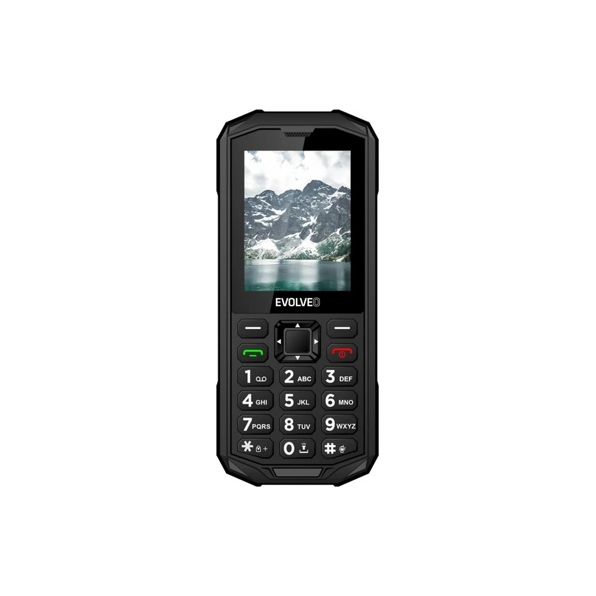 Evolveo - StrongPhone X5, telefono Dual SIM impermeabile, nero - grigio