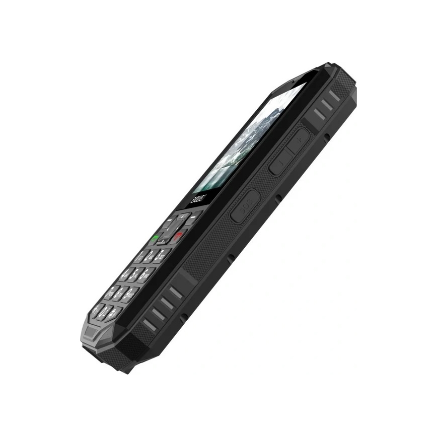 Evolveo - StrongPhone X5, telefono Dual SIM impermeabile, nero - grigio