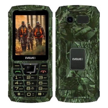 Evolveo - StrongPhone Z6 telefono impermeabile Dual SIM in mimetica da caccia