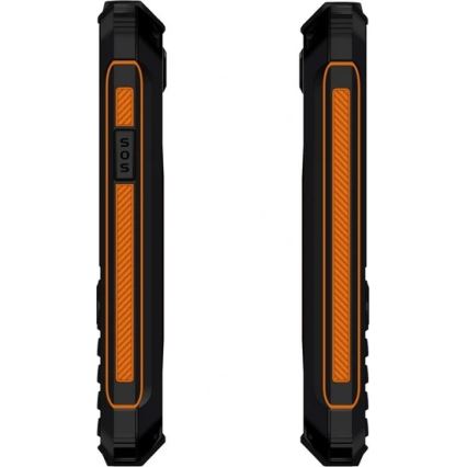 Evolveo - StrongPhone Z6, telefono impermeabile Dual SIM nero/arancione
