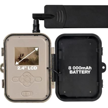 Evolveo - StrongVision Dual PRO 4G, fototrappola con invio dati 4G, 16 GB