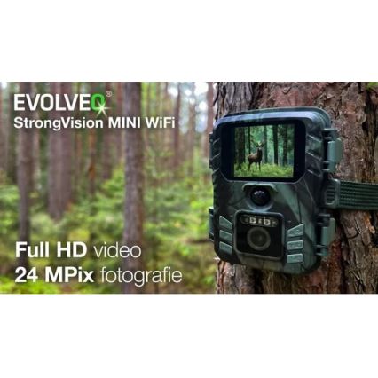 Evolveo - StrongVision MINI Wi-Fi, fototrappola/telecamera di sicurezza con app