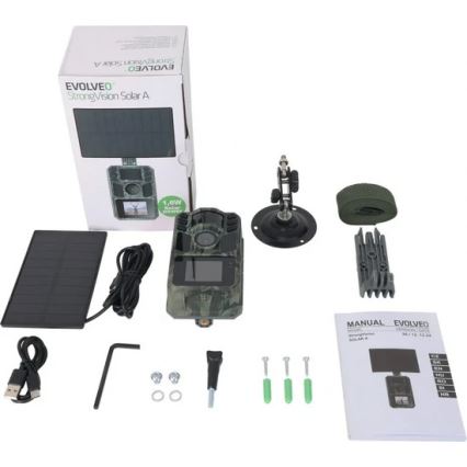 Evolveo - StrongVision Solar A, fototrappola con pannello solare