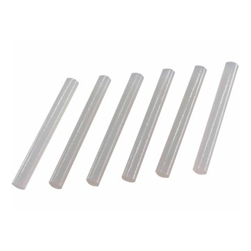 Extol - Bastoncini per pistola per colla a caldo d. 11 mm trasparente 6 pz