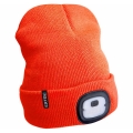 Extol - Cappello con lampada frontale e ricarica USB 250 mAh neon arancione taglia UNI