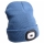 Extol - Cappello con lampada frontale e ricarica USB 300 mAh blu taglia UNI