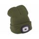 Extol- Cappello con lampada frontale e ricarica USB 300 mAh neon arancione/verde taglia UNI