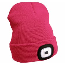Extol - Cappello con lampada frontale e ricarica USB 300 mAh rosa taglia UNI