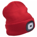 Extol - Cappello con lampada frontale e ricarica USB 300 mAh rosso taglia UNI