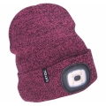 Extol - Cappello con lampada frontale e ricarica USB 300 mAh viola taglia UNI
