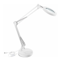 Extol - Lampada da tavolo LED dimmerabile con una lente d'ingrandimento LED/7,6W/5V 2900/4500/7500K bianco