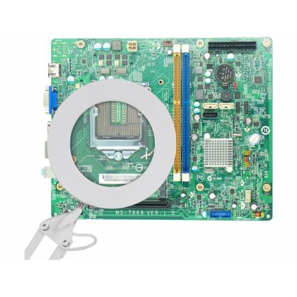 Extol - Lampada da tavolo LED dimmerabile con una lente d'ingrandimento LED/8W/5V 2900/4500/7500K bianco