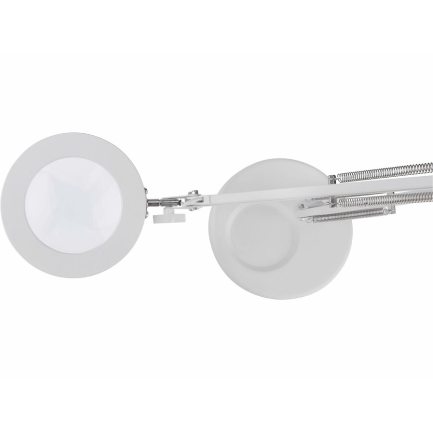 Extol - Lampada da tavolo LED dimmerabile con una lente d'ingrandimento LED/8W/5V 2900/4500/7500K bianco