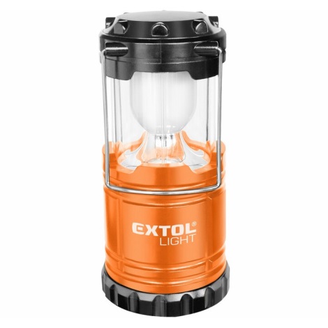 Extol - Lampada LED portatile LED/3xAA arancione/nero