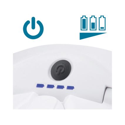 Extol - Occhiali ricaricabili con lente d'ingrandimento e illuminazione LED/300 mAh