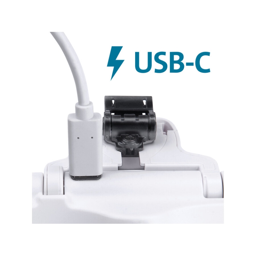 Extol - Occhiali ricaricabili con lente d'ingrandimento e illuminazione LED/300 mAh