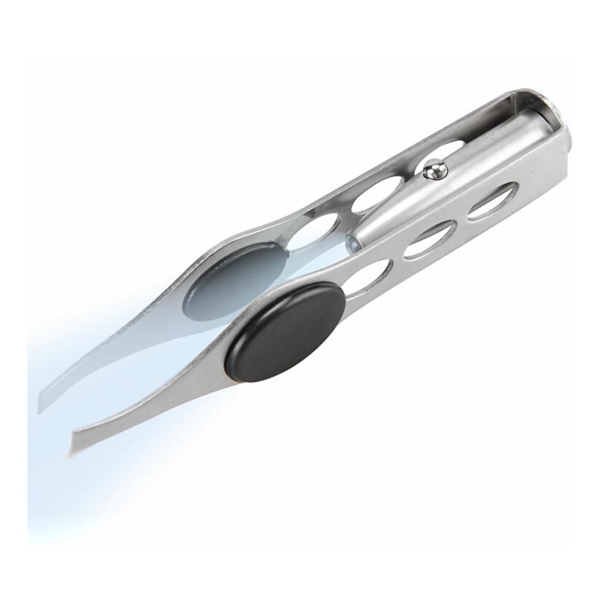 Extol - Pinzette con luce LED 3xLR41
