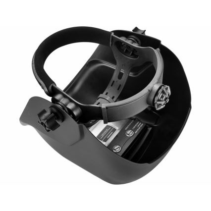 Extol Premium - Casco auto oscurante per saldatura nero