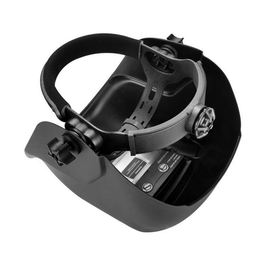 Extol Premium - Casco auto oscurante per saldatura nero