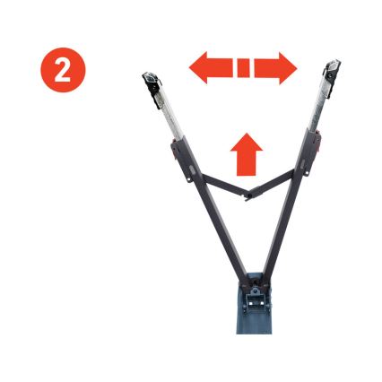 Extol Premium - Cavalletto da cantiere pieghevole