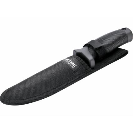 Extol Premium - Coltello da caccia nero/acciaio inossidabile 15 cm
