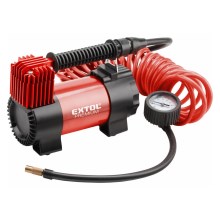 Extol Premium - Compressore per auto 12V con borsa e accessori