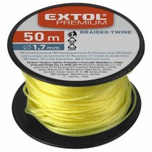 Extol Premium - Corda da costruzione 1,7 mm x 50 m giallo