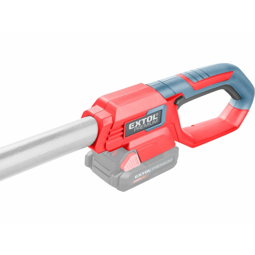 Extol Premium - Forbici telescopiche a batteria per siepi 20V