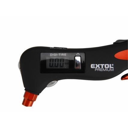 Extol Premium - Indicatore digitale per pneumatici con display LCD e illuminazione a LED 5in1 2xAAA