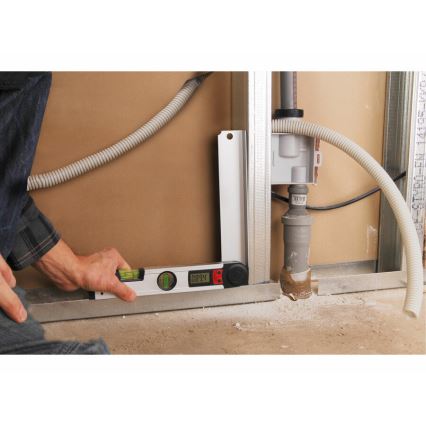 Extol Premium - Livella con goniometro digitale 1xCR2032 305 mm