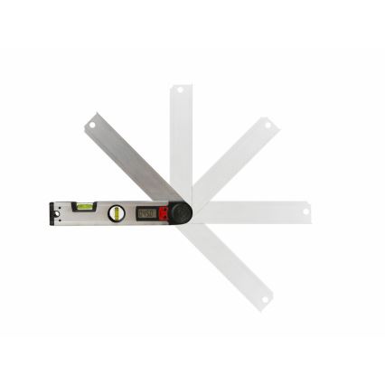 Extol Premium - Livella con goniometro digitale 1xCR2032 305 mm
