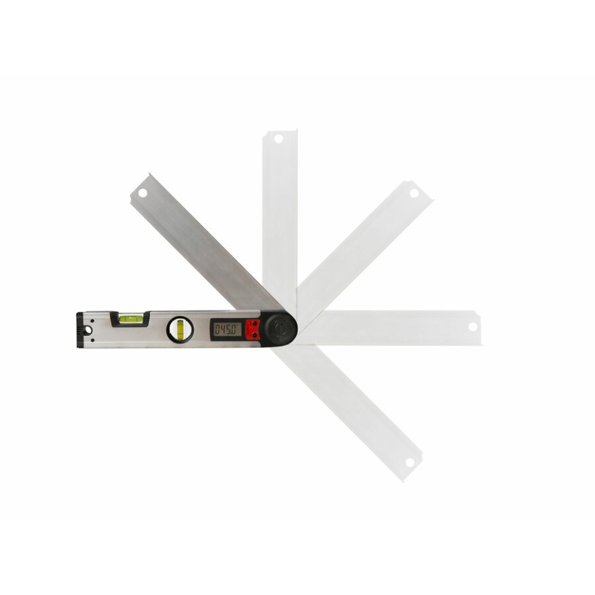 Extol Premium - Livella con goniometro digitale 1xCR2032 305 mm