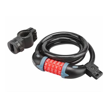 Extol Premium - Lucchetto per bicicletta con cavo 12x1200 mm e codice a 5 cifre