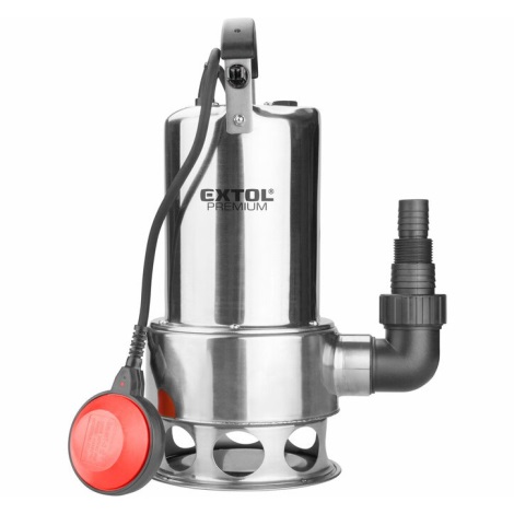 Extol Premium - Pompa per fanghi sommergibile in acciaio inox 1100W/230V