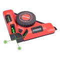 Extol Premium - Squadra laser 90° con modulo a ventosa elettrico 5V/1000 mAh