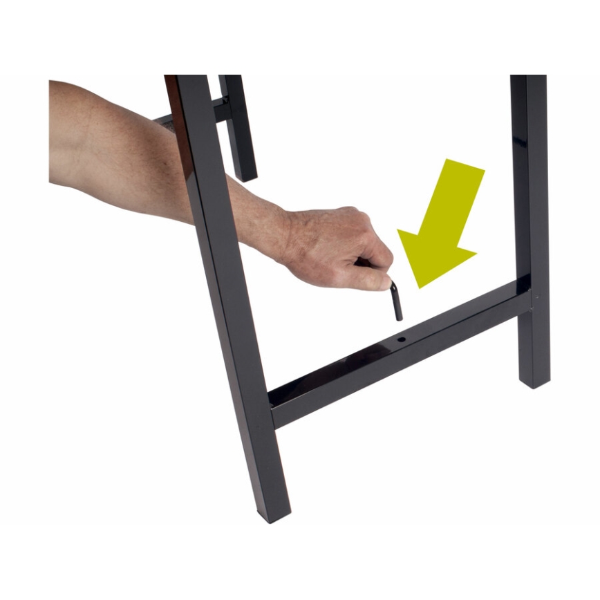 Extol - Tavolo da lavoro pieghevole 100x60 cm marrone/nero